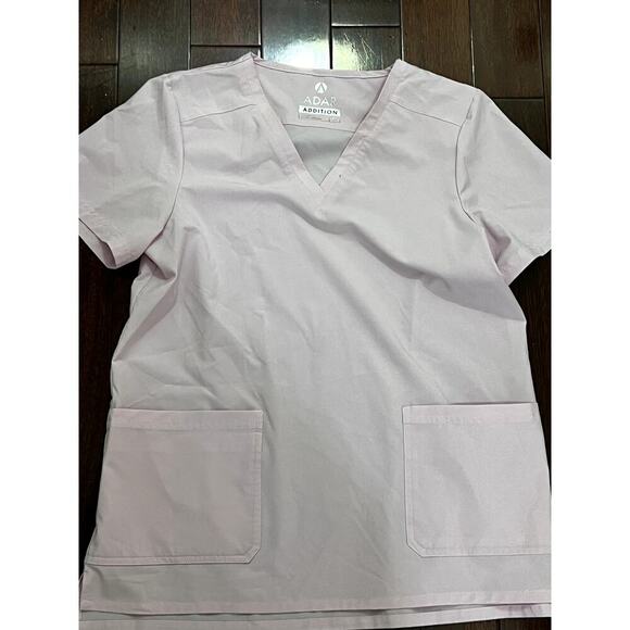 Adar Light Pink scrub top size Medium - Picture 6 of 8